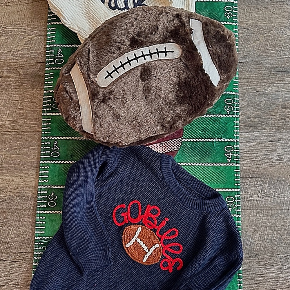 Mud Pie Navy Go Bills Sweater - Picture 2 of 2